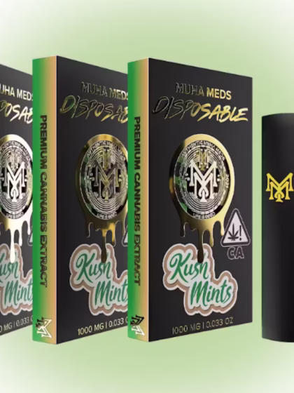 Muha Meds Premium Vape Cartridge - Cool Mint