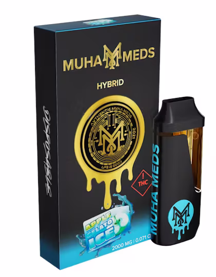 Muha Meds Apple Gelato Ice All-In-One 2000MG
