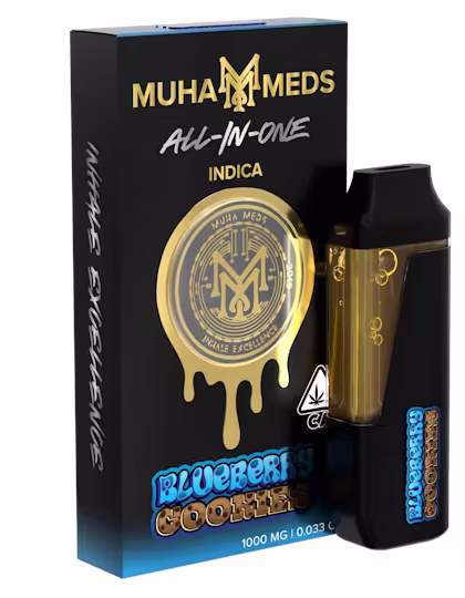 Muha Meds Blueberry Cookies 1,000mg All In One