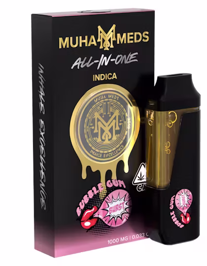 Muha Meds Bubble Gum 1,000Mg All in One