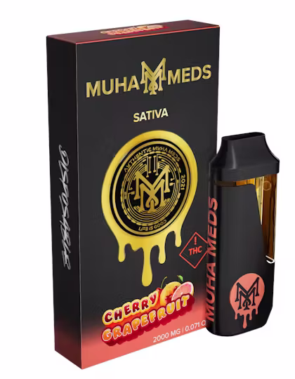 Muha Meds Cherry Grapefruit All-In-One 2000MG