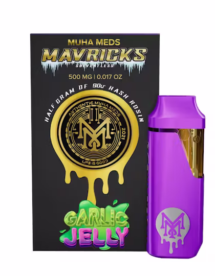 Muha Meds Garlic Jelly Hash Rosin Disposable