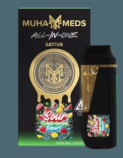 Muha Meds 2g Disposable Sour Watermelon Squirt